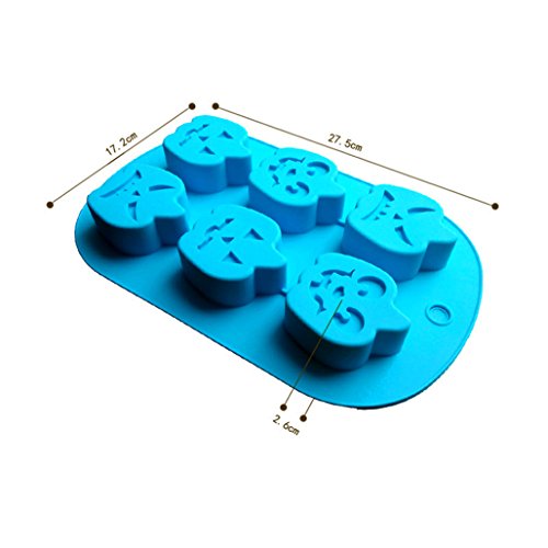 Premium Antiadherente Moldes para tartas, FantasyDay Moldes de Silicona para Caramelos, Chocolate, Hornear, Tarta, Galletas, Jabón, Hielo - Antiadherente Apto Para Lavavajillas Y Microondas - Calabaza de Halloween