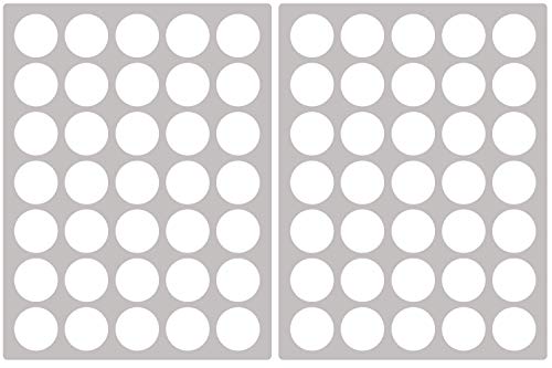 PREMYO 70 Puntos Pegatinas Pared Infantil - Vinilos Decorativos Habitación Bebé Niña Niños - Fácil de Poner Blanco