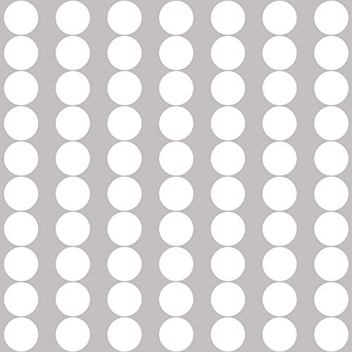 PREMYO 70 Puntos Pegatinas Pared Infantil - Vinilos Decorativos Habitación Bebé Niña Niños - Fácil de Poner Blanco