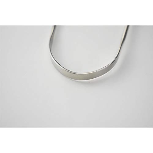 Prenine Limpiador de raspador de Lengua de Acero Inoxidable, Limpieza de Aliento Fresco Cepillo de Dientes de Lengua Recubierto Herramientas de Cuidado de higiene Oral