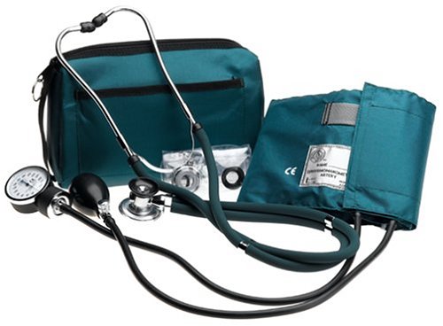 Prestige Medical A2-HUN - Set de tensiómetro y estetoscopio tipo Sprague, color verde oscuro