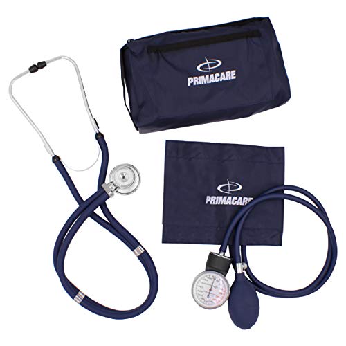 Primacare Medical Supplies DS-9181 - Kit profesional de medición de tensión arterial (con estetoscopio Sprague-Rappaport)