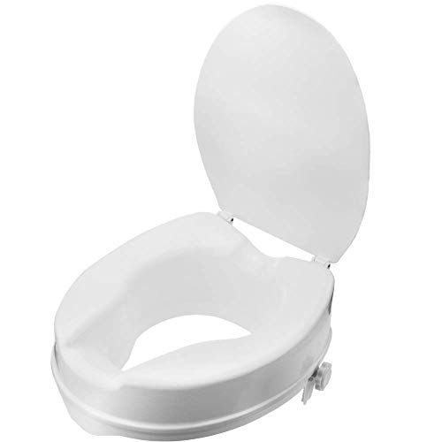PrimeMatik - Elevador de váter WC para Inodoro con Tapa para Adultos