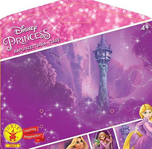 Princesas Disney - Tiara de Rapunzel, diadema para niña, accesorio disfraz (Rubie's 30077)