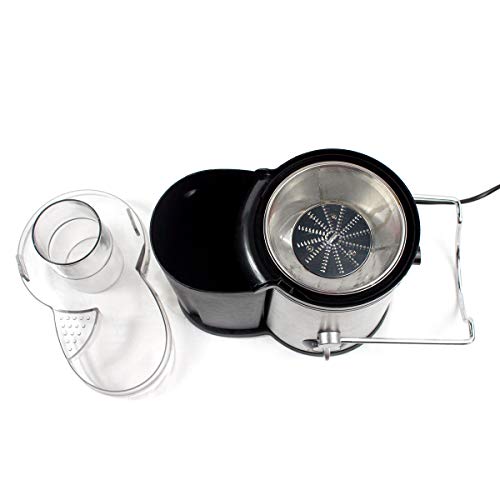 PRIXTON - Licuadoras para Verduras y Frutas/Licuadora Extractor de Zumos Prensado en Frio, 600W, Cuchillas Potentes, con 2 Velocidades Diferentes, Diseñado Acero Inoxidable y Plastico de Calidad