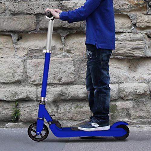PRIXTON SCO500 - Patinete Electrico Plegable para Niño y Niña/Scooter Eléctrico Infantil Unisex, Velocidad máxima 6km/h, Autonomía 5 km, Aluminio de Alta Resistencia, Color Azul