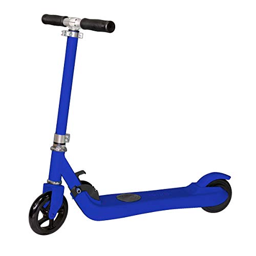 PRIXTON SCO500 - Patinete Electrico Plegable para Niño y Niña/Scooter Eléctrico Infantil Unisex, Velocidad máxima 6km/h, Autonomía 5 km, Aluminio de Alta Resistencia, Color Azul