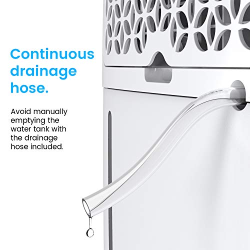 Pro Breeze Deshumidificador 20L, Pantalla Digital, Drenaje Continuo, Portátil, con 4 Modos de Uso, Temporizador y Secadora de Ropa