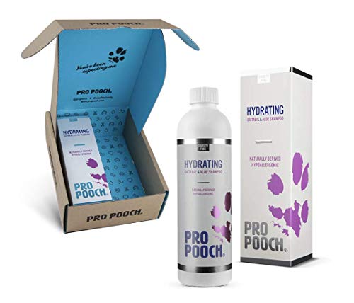 Pro Pooch El champu de Avena indicado para Pieles con picazón. Hipoalergénico y Sin Fragancia. Contiene harina de Avena coloidal, Aloe Vera y provitamina B5