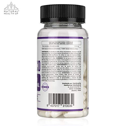 Probióticos con L. Acidophilus, L. Paracasei y B. Bifidum para mejorar la salud digestiva e intestinal – Ayuda contra problemas de colon irritable y estreñimiento - 7 cepas amplio espectro (60 Cáps.)