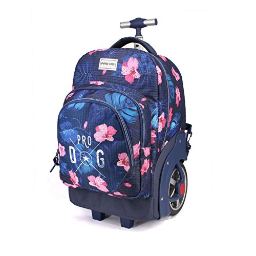 PRODG Tropic Blue - Mochila con Carro, 53 cm, Multicolor