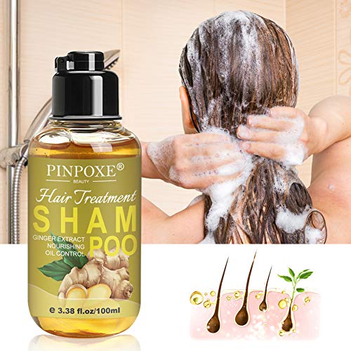 Profesional Champú, Repair Champú, Jengibre Champú, Hair Shampoo, para restaurar el cabello, Cabellos dañados y secos, Reduce la perdida de cabello y mantiene la densidad del cabello fino