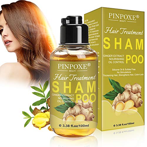 Profesional Champú, Repair Champú, Jengibre Champú, Hair Shampoo, para restaurar el cabello, Cabellos dañados y secos, Reduce la perdida de cabello y mantiene la densidad del cabello fino