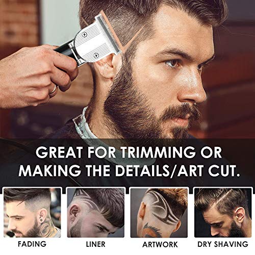 Profesional Cortapelos, BASEIN Cortapelos para hombres, recortador de barba inalámbrico para, kit de peinado a prueba de agua recargable, herramientas para cortar el cabello para hombres