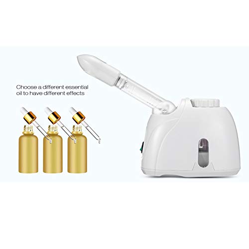 Profesional Vaporizador Facial Ozono de Vapor Facial Steamer para Repone la Nutrición y el Agua en la Cara, Profundamente Limpio Tez Juvenil