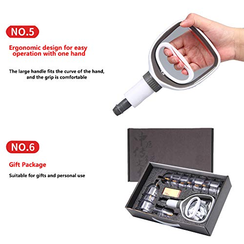 Professional Cupping Therapy Equipment Set, Tratamiento Ventosas Masaje, Terapia Biomagnética Tradicional China Cupping Set Tratamiento Caseras Para Celulitis Dolor De Espalda Bajar De Peso ,18piece