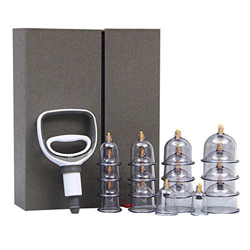 Professional Cupping Therapy Equipment Set, Tratamiento Ventosas Masaje, Terapia Biomagnética Tradicional China Cupping Set Tratamiento Caseras Para Celulitis Dolor De Espalda Bajar De Peso ,18piece