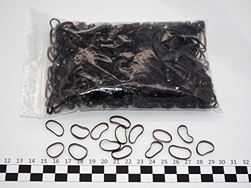 PROGOM - Gomitas Eláticas - 20(Ø13) mm x 2mm - Negro Paquete de 1000 Unidades