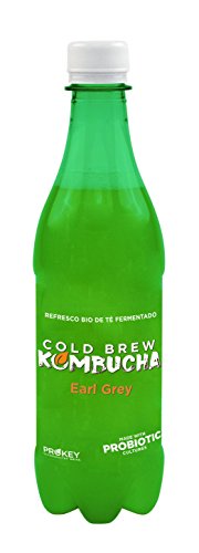 Prokey Kefir De Agua Probiótico Bio, Cold Brew Kombucha caja de 16 botellas de 500 ml