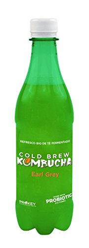 Prokey Kefir De Agua Probiótico Bio, Cold Brew Kombucha caja de 16 botellas de 500 ml