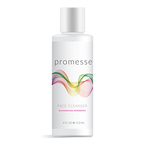 PROMESSE Gel limpiador suave y espumoso con ácido salicílico, glicólico y láctico combinados. Aromas Naturales de Rosa, Lavanda, Pomelo y Menta