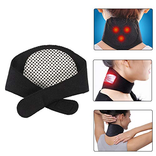 Protección de cuello que se calienta automáticamente Dolor de cuello crónico Soporte de cuello y cuello para el dolor muscular y de garganta, collarín que se calienta espontáneamente - protecci