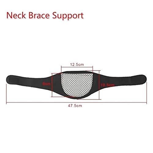 Protección de cuello que se calienta automáticamente Dolor de cuello crónico Soporte de cuello y cuello para el dolor muscular y de garganta, collarín que se calienta espontáneamente - protecci