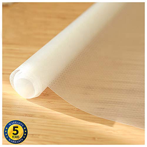 Protector Cajones 45x500cm Certificación LFGB Respetuoso con el Medio Ambiente Cocina Antideslizante Alfombrillas Nevera Alfombrillas Antibacterianas Mat Revestimiento para Estantes