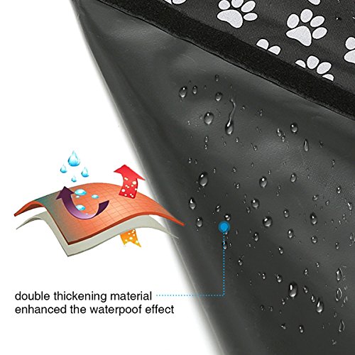 Protector de Maletero para Coche MATCC Funda de Maletero Coche para Perros Manta para Maletero Impermeable y Antideslizante Cubierta para Maletero de Coche Protección de Perro y Mascota (155x104x33cm)