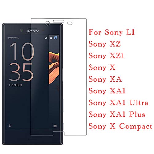 Protector de Pantalla para,For Sony Xperia L1 Glass For Sony Xperia Xa1 Screen Protector Tempered Glass For Sony X XZ XZ1 XA1 Ultra Plus X Compact 9 H Film For Sony L1