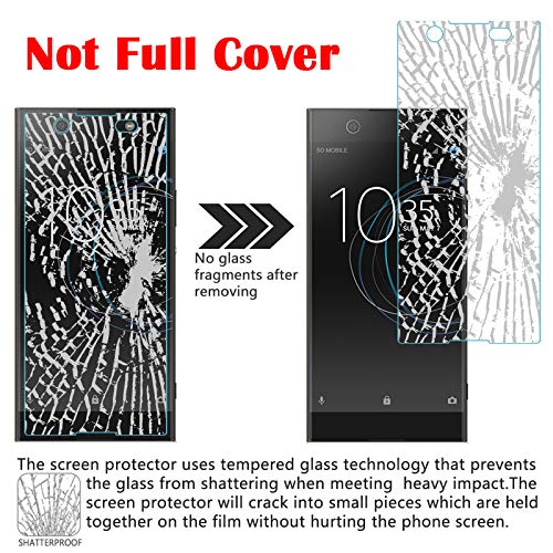 Protector de Pantalla para,For Sony Xperia L1 Glass For Sony Xperia Xa1 Screen Protector Tempered Glass For Sony X XZ XZ1 XA1 Ultra Plus X Compact 9 H Film For Sony L1