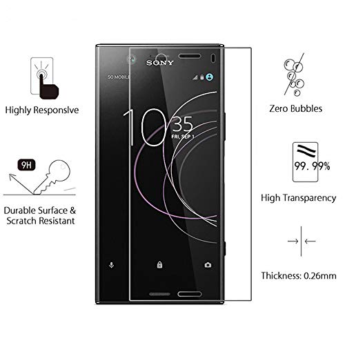 Protector de Pantalla para,For Sony Xperia L1 Glass For Sony XZ1 Compact Tempered For Sony Xperia L2 Screen Protector For Xperia R1 XA1 Plus Glass Film For Sony Xperia XZ1