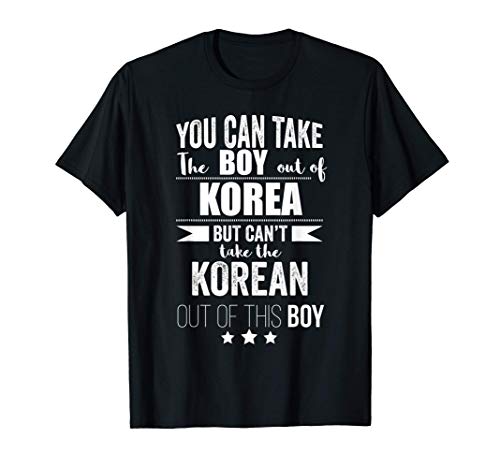 Puede sacar al niño de Corea Orgullo coreano orgulloso Camiseta