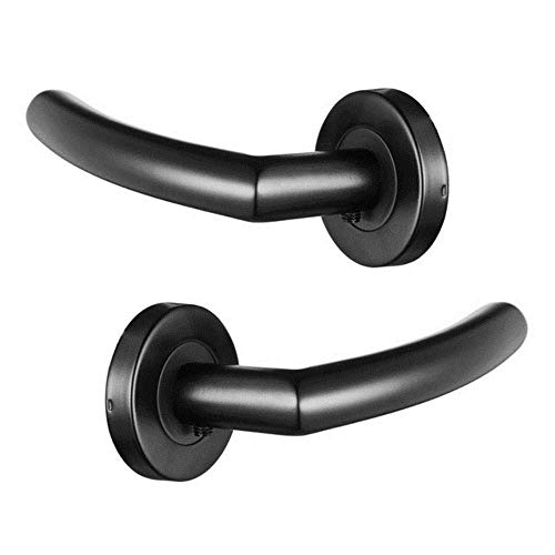 Puerta con la manija de palanca contemporáneo moderno diseño delgado de Ronda for el hogar pasillo o pasaje armario, cepillado acabado WYJBD (Color : Matte Finished)