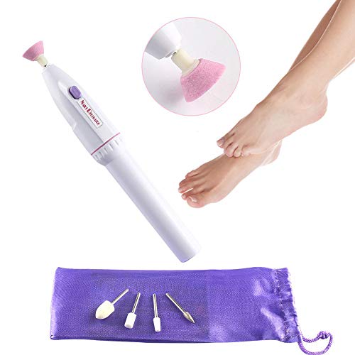 Pulidor De Uñas Electric Profesional Manicura, YZPUSI Pulidor Taladro Nail Pulidora Torno Nail Art File Drill 5 Sets, La Forma De La Pluma Para Uña Pen …