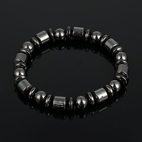 Pulsera Magnética Adelgazante 2 piezas Pulsera de piedra con estilo unisex de pérdida de peso Pulsera magnética de cuidado de la salud Mujer Hombre Regalos para padres Amigos