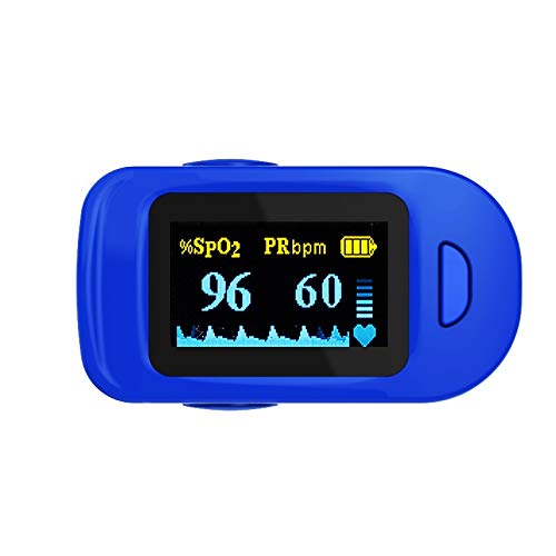 Pulsioximetro Easy Health Oximetro de Dedo y de Pulso Profesional FS20C para Adultos y Niños con Monitor de Oxígeno y Saturación en la Sangre Oximeter