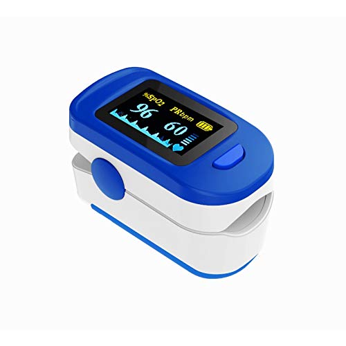 Pulsioximetro Easy Health Oximetro de Dedo y de Pulso Profesional FS20C para Adultos y Niños con Monitor de Oxígeno y Saturación en la Sangre Oximeter