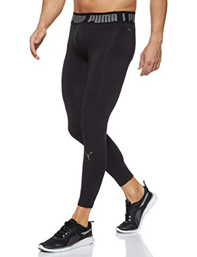 PUMA BND Long Tight Mallas Deporte, Hombre, Black, L