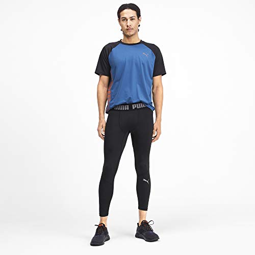 PUMA BND Long Tight Mallas Deporte, Hombre, Black, L