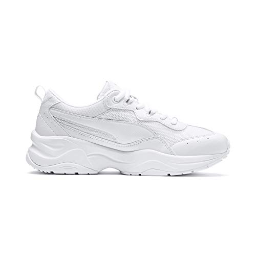 PUMA Cilia, Zapatillas para Mujer, Blanco White/Gray Violet Silver, 37 EU