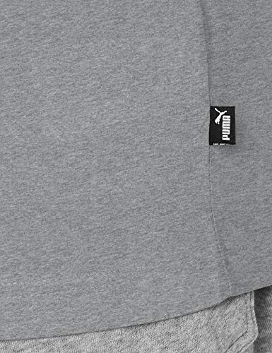 Puma Essentials LG T Camiseta de Manga Corta, Hombre, Gris (Medium Gray Heather), L
