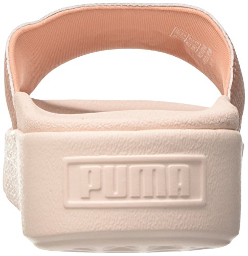 Puma Platform Slide Wns EP, Sandalias con Plataforma Plana para Mujer, Beige (Peach Beige-Pearl), 40.5 EU