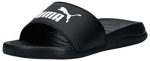PUMA Popcat 20, Sandalias deslizantes Unisex Adulto, Negro Black White, 42 EU