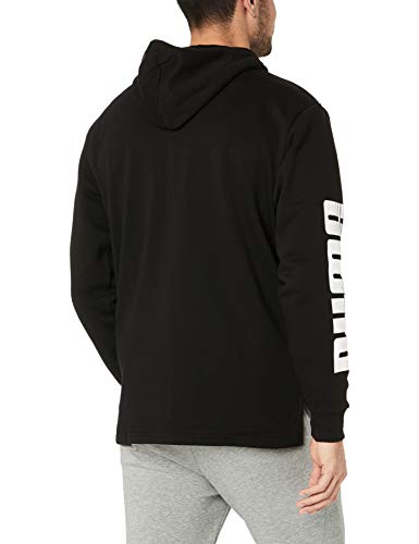 PUMA Rebel Bold FZ Hoody FL Sudadera, Hombre, Black, M