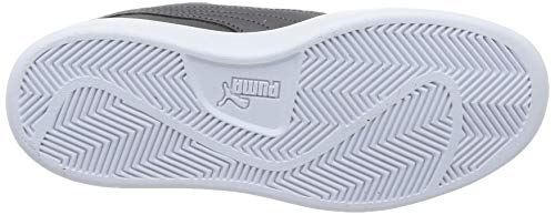 PUMA Smash V2, Zapatillas Unisex Adulto, Gris (Castlerock Black White), 42.5 EU
