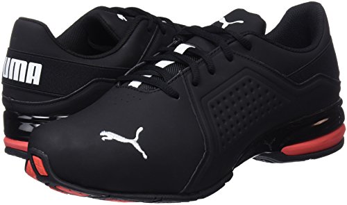 PUMA Viz Runner, Zapatillas de Running para Hombre, Negro Black White, 44 EU