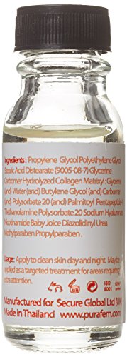 Purafem Red Anti Aging Anti Wrinkle Hexapeptide Argireline Serum Fine Line Remover