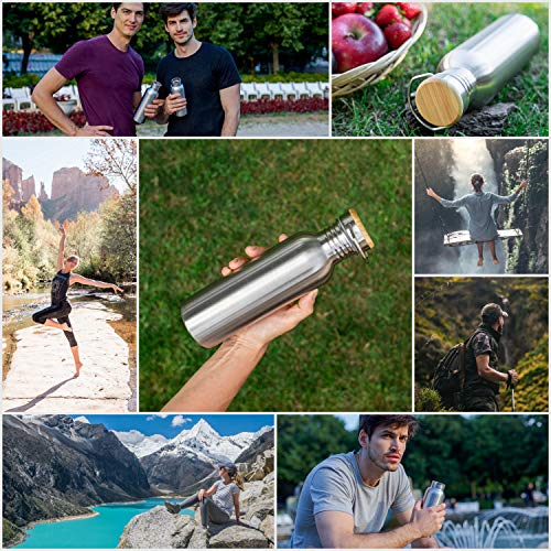 Pure Design - Botella Acero Inoxidable para Niños 350 ml con Aislamiento, 110% garantía