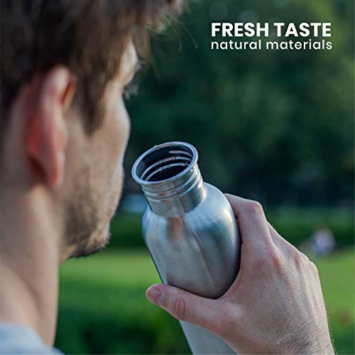 Pure Design - Botella Acero Inoxidable para Niños 350 ml con Aislamiento, 110% garantía